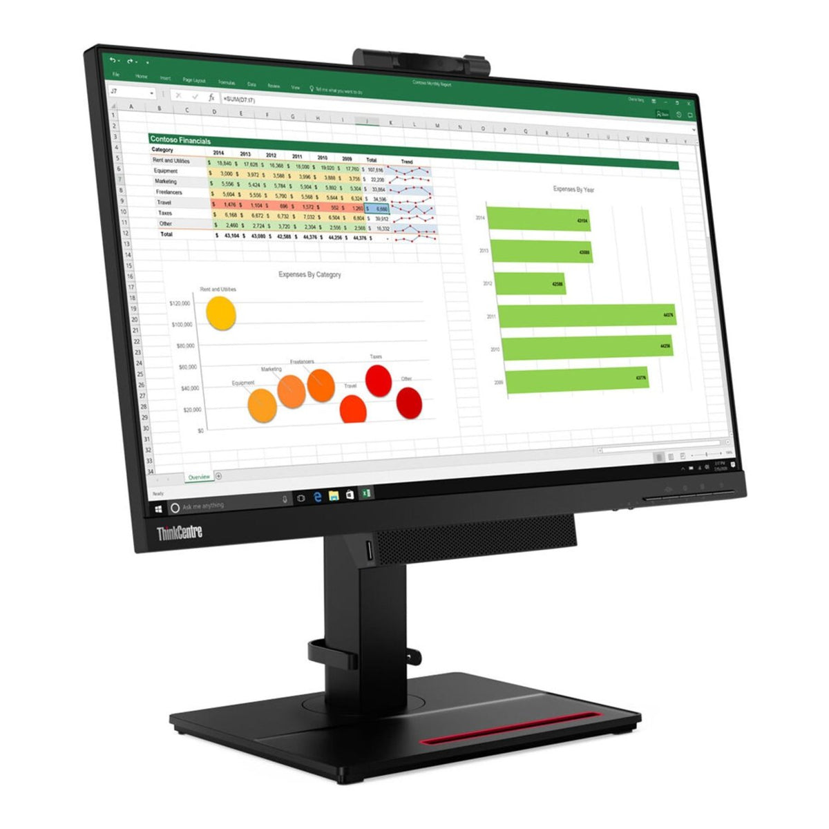 Lenovo ThinkCentre Tiny-In-One 24 G4 23.8-inch 1920 x 1080p FHD 16:9 60Hz 4ms LED IPS Modular Monitor 11GDPAT1SA image 3