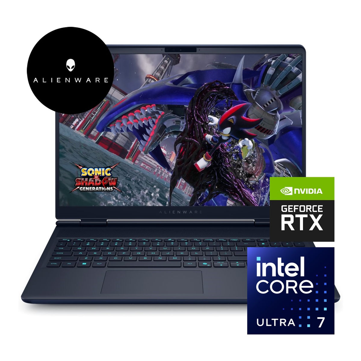 Dell Alienware 16X Aurora 16-inch WQXGA AI Laptop - Intel Core Ultra 7 255HX 1TB SSD 32GB RAM RTX 5060 Win 11 Pro image 9