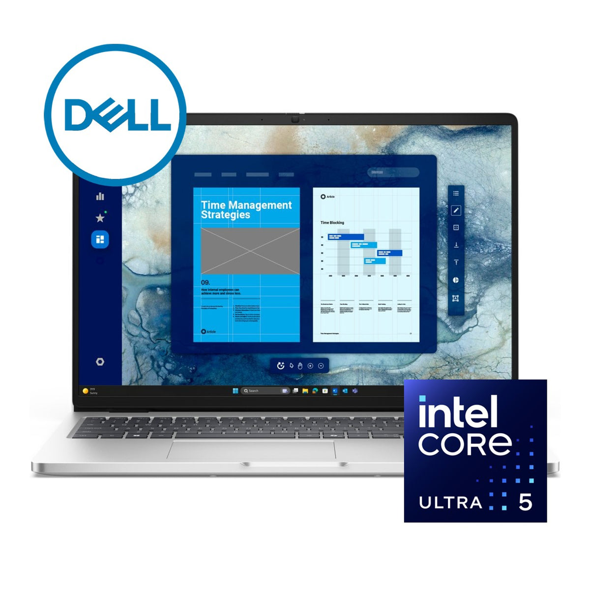Dell Pro 16 16-inch FHD+ AI Laptop - Intel Core Ultra 5 235U 512GB SSD 16GB RAM Win 11 Pro image 9