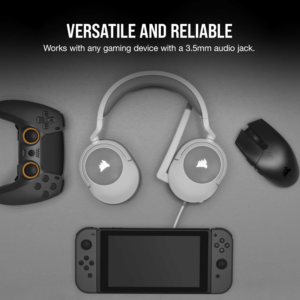 Corsair HS55 Surround Wired Gaming Headset – White image 6