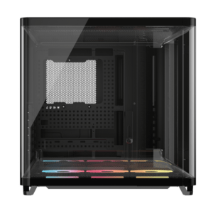 Corsair AIR 5400 LX-R RGB iCUE LINK Triple Chamber Mid-Tower PC Case - Black image 3