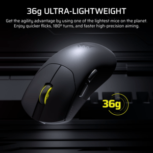 Corsair SABRE v2 PRO ULTRALIGHT WIRELESS 30000 DPI Gaming Mouse - Black image 3