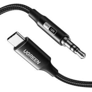 UGREEN USB Type-C to 3.5mm AUX Audio Cable 2M - Black image 3