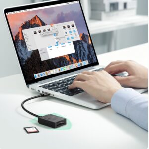 UGREEN USB 3.0 Dual Slot Card Reader for SD/TF Cards – 5Gbps Data Transfer image 4