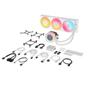 Corsair iCUE LINK TITAN 360 RX LCD Liquid CPU Cooler - White image 4