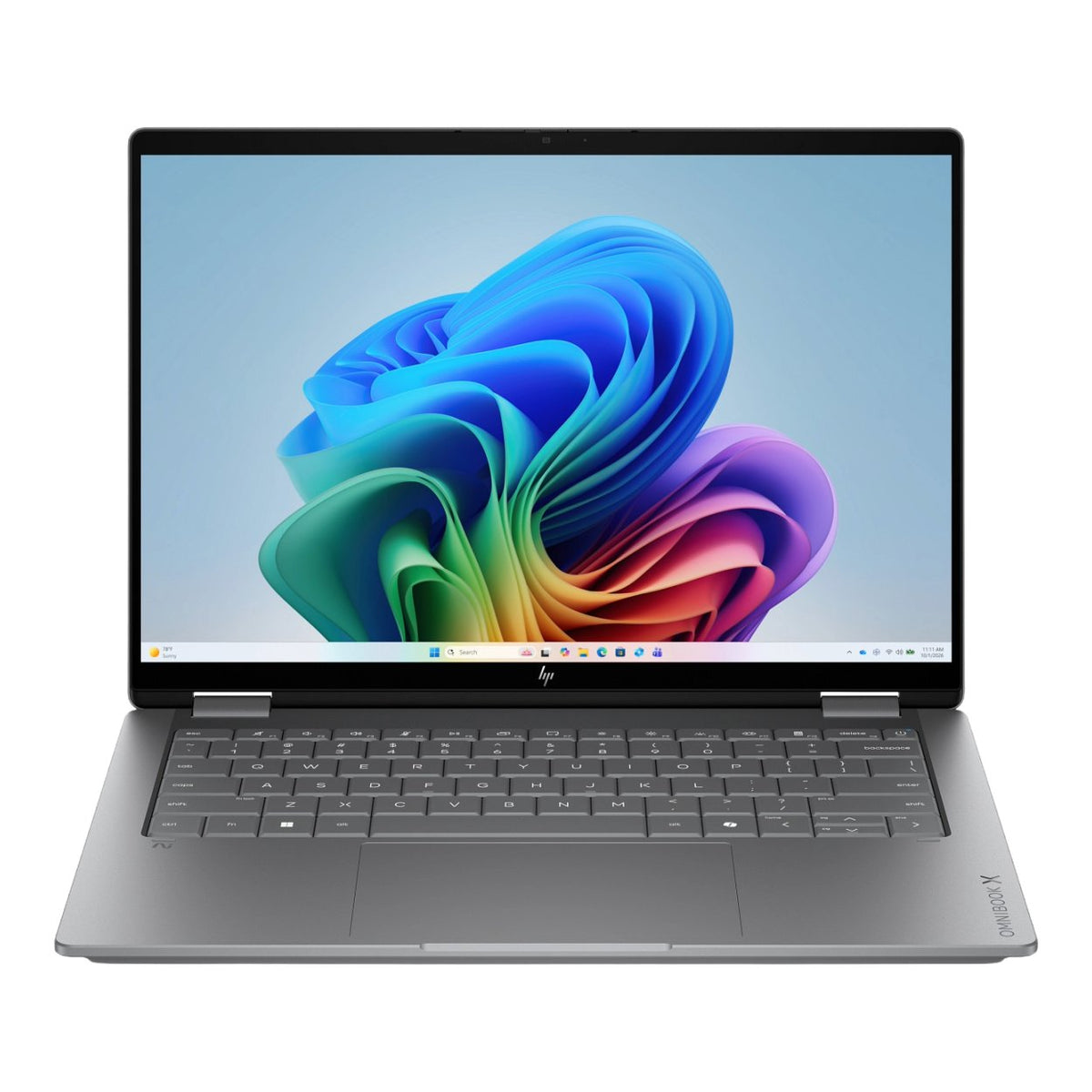 HP OmniBook X Flip 14-kb0007ni 14-inch 2K Next Gen AI 2-in-1 Laptop - Intel Core Ultra 7 355 512GB SSD 16GB RAM Win 11 Home Meteor Silver image 4