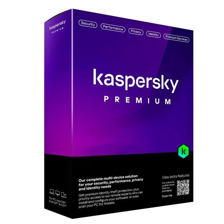 Kaspersky Premium + Customer Support 20-Device 1 year Base Download Pack - South African Edition
