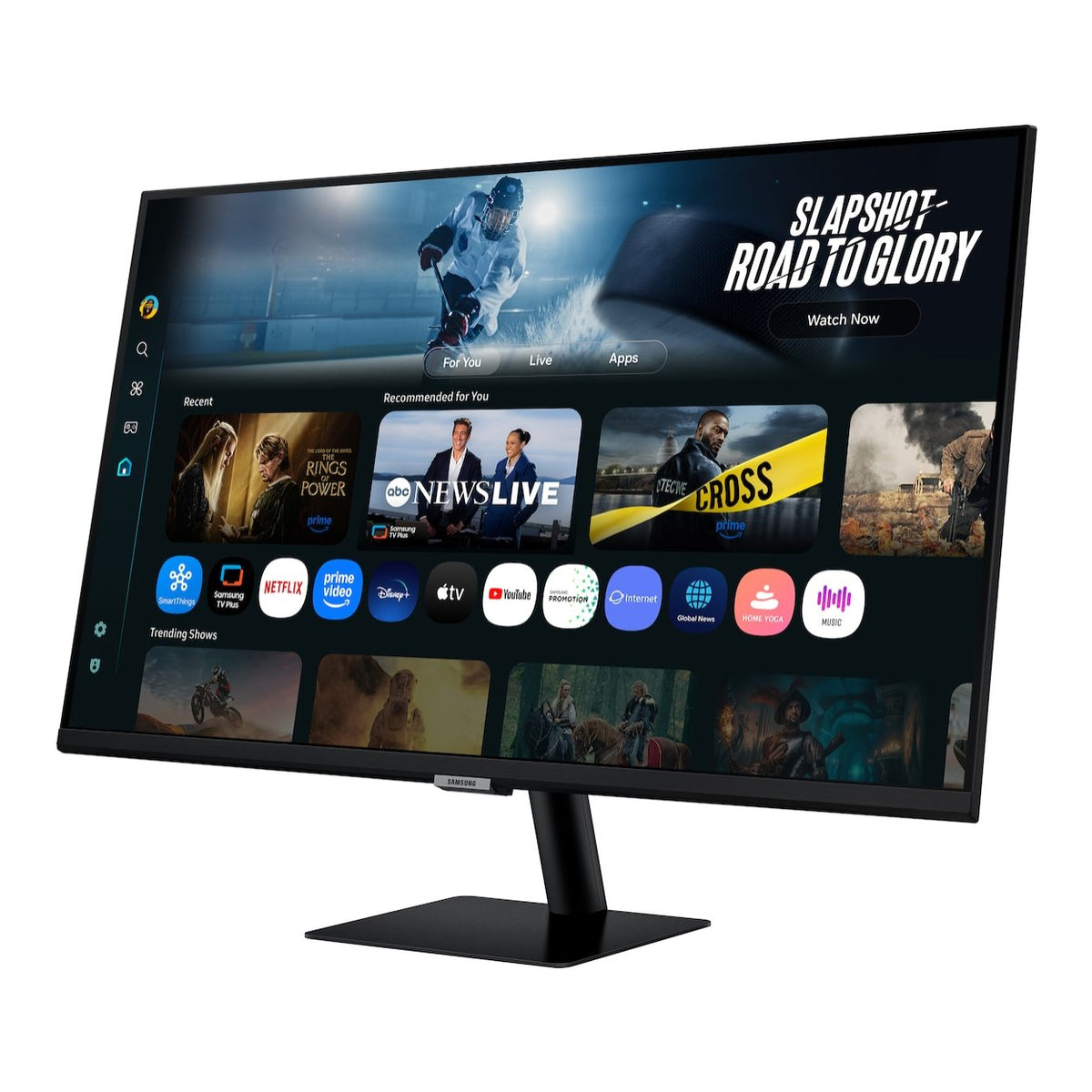 Samsung M7 M70F 32-inch 3840 x 2160p 4K UHD 16:9 60Hz 4ms LED VA AI Smart Monitor LS32FM700UAXXA image 3