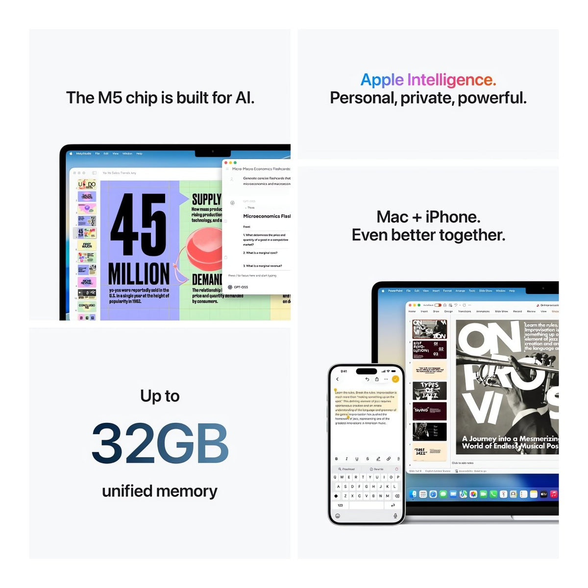 Apple MacBook Air 15.3-inch Retina Laptop - Apple M5 512GB SSD 16GB RAM macOS Midnight image 9