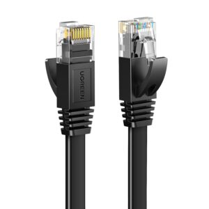 UGREEN NW102 Cat6 U/UTP Flat Ethernet Cable 8m - Black image 2