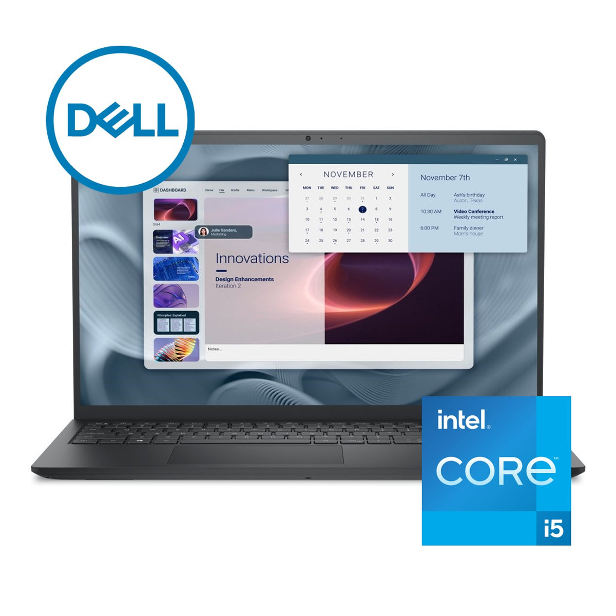 Dell Pro 15 Essential 15.6-inch FHD Laptop - Intel Core i5-1334U 512GB SSD 8GB RAM Win 11 Home image 2
