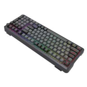 Redragon BRAGI PRO K688 98+1 Gasket Wireless Mechanical Keyboard (Triple Mode, RGB, Hot-Swappable, Cream Linear Switches) image 5