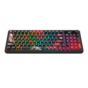 Redragon K719AK ARTEMIS PRO RGB Wireless LCD Mechanical Gaming Keyboard (Anime Edition) image 3